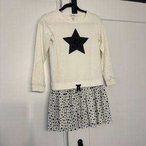 Black and white dress for girls!!